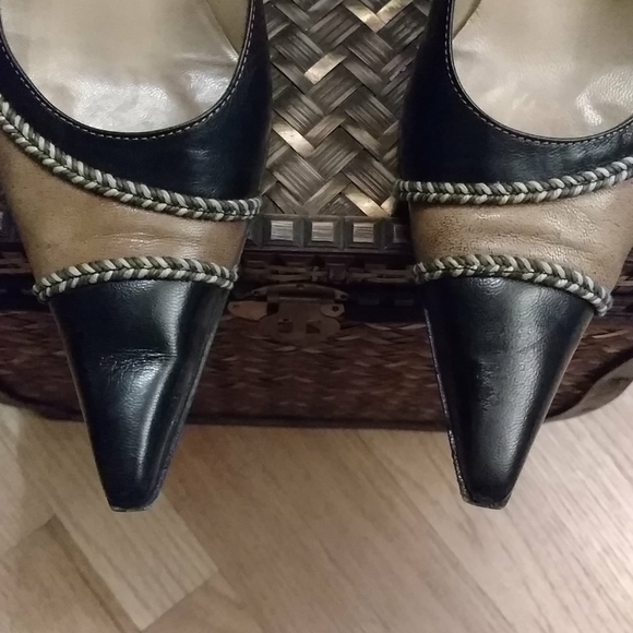 Beautiful Claudio Fracassa Heels Leather 7.5 - Picture 8 of 8